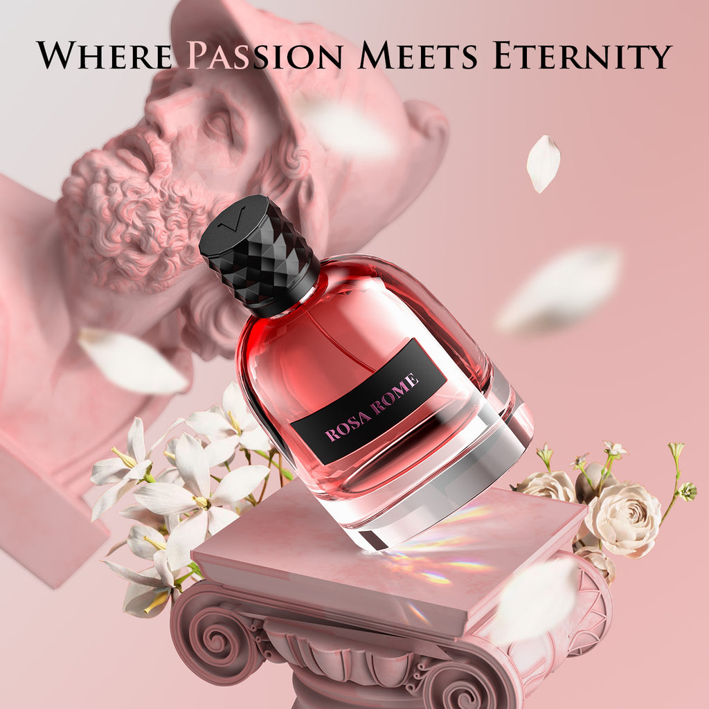 ROSA ROME women's perfume lifestyle photo - elegant floral scent for wedding date night