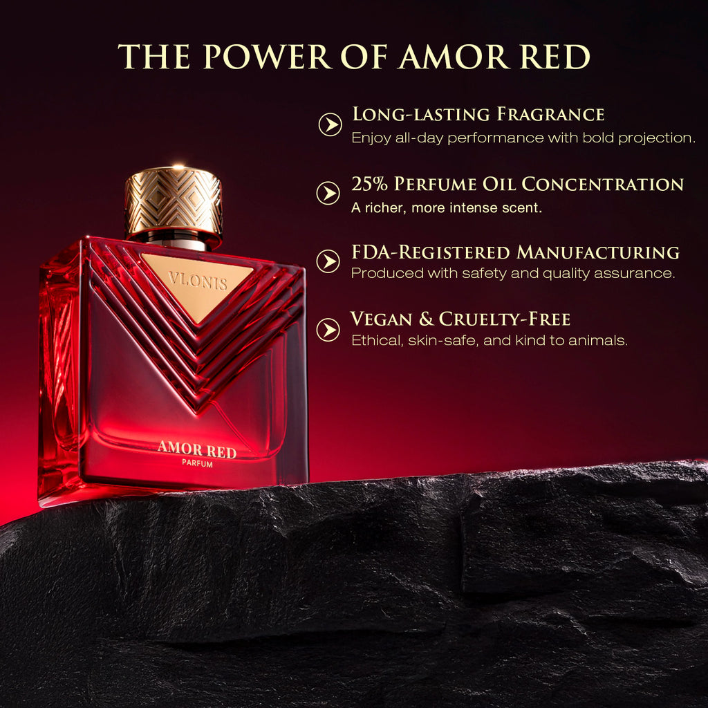 AMOR RED men's perfume lifestyle photo - best date night cologne sexy confident fragrance